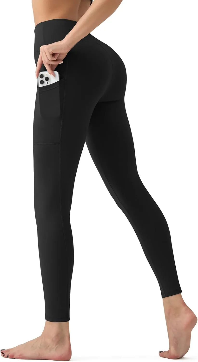 High Waisted Leggings for Women - Tummy Control Yoga Pants for Workout Running Athletic Women's Leggings Plus Size