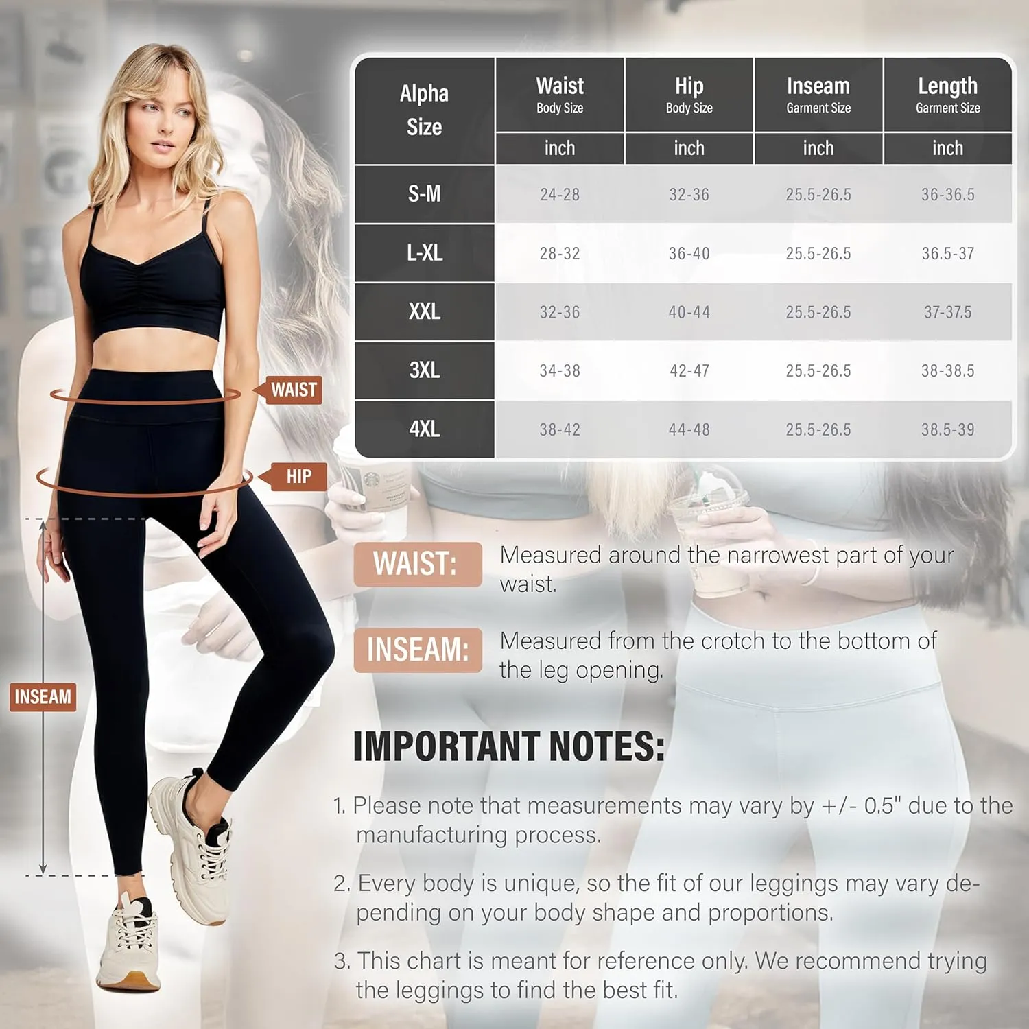High Waisted Leggings for Women - Tummy Control Yoga Pants for Workout Running Athletic Women's Leggings Plus Size