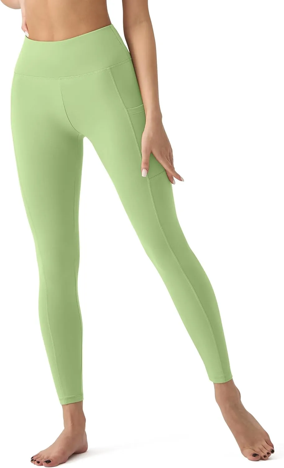 High Waisted Leggings for Women - Tummy Control Yoga Pants for Workout Running Athletic Women's Leggings Plus Size