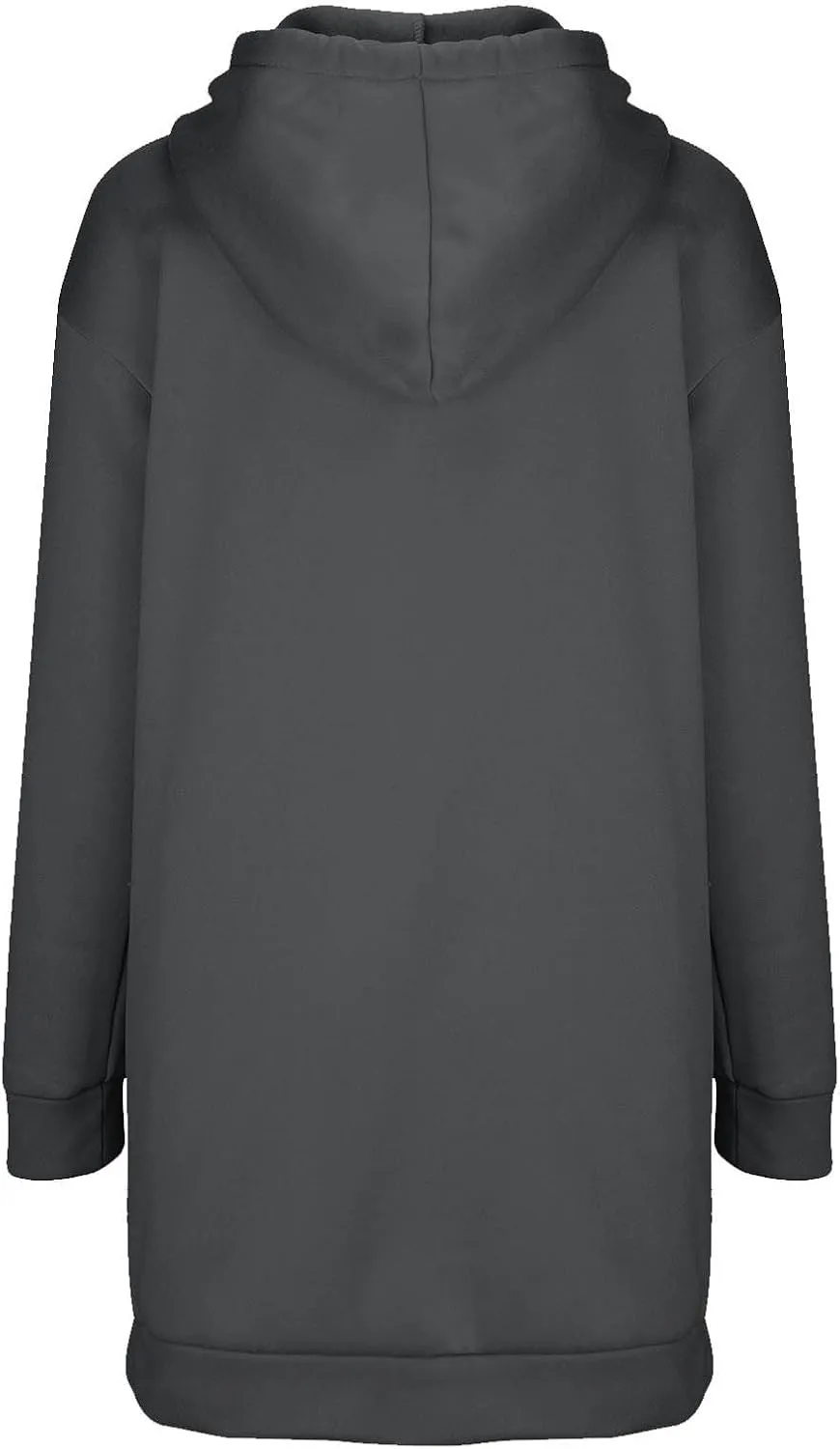 Hoodie Dress for Women Oversized Hooded Pullover Long Sleeve Sweatshirts Casual Fall Winter Hoodies Dress with Pocket