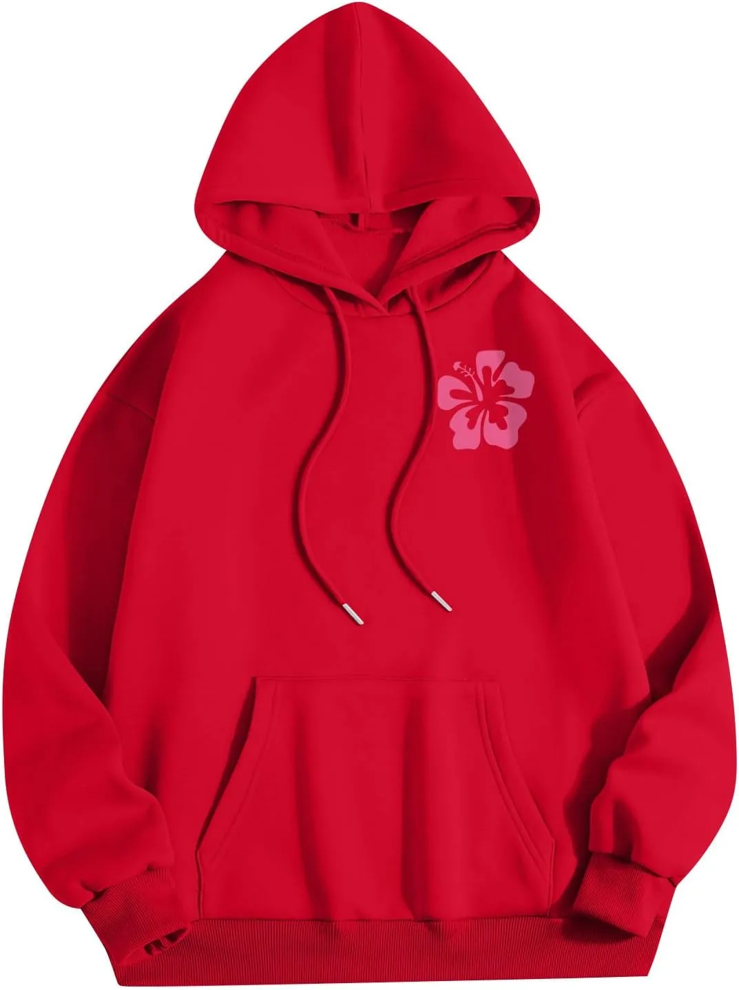 Hoodies For Teen Girls Letter Print Long Sleeve Drawstring Casual Graphic Pullover Cute Oversize Hoodie