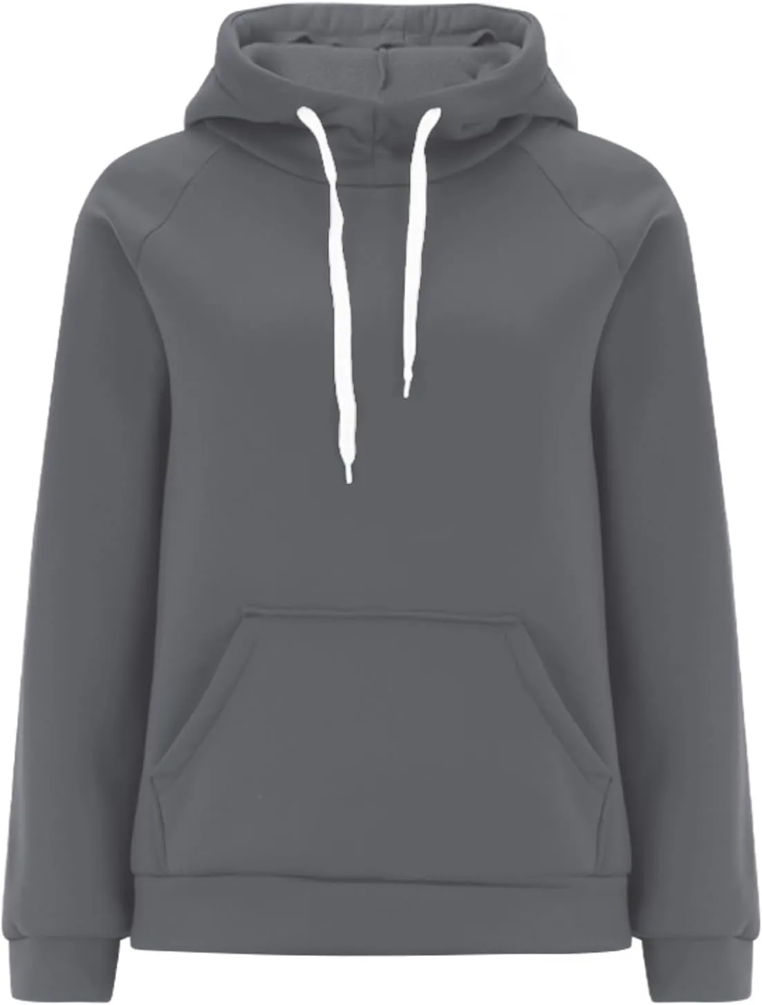 Hoodies for Women Solid Color Oversized Sweatshirts Pullover Winter Fall Comfy Long Sleeve 2024 Trendy Casual Clothes
