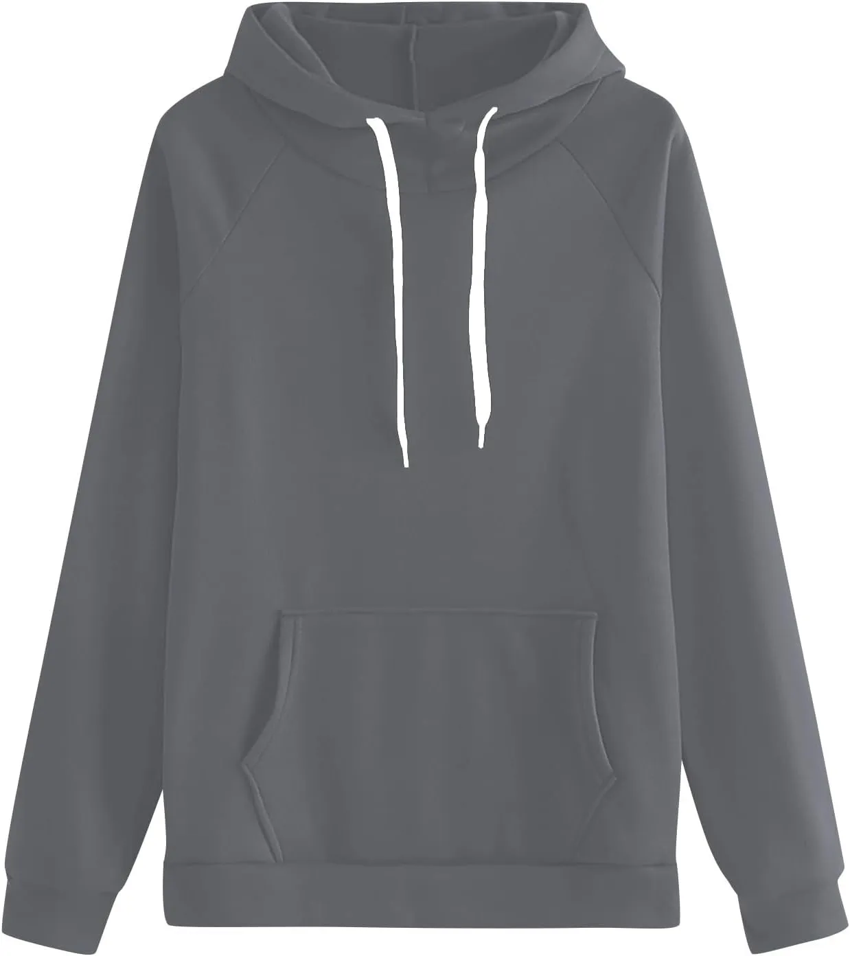Hoodies for Women Solid Color Oversized Sweatshirts Pullover Winter Fall Comfy Long Sleeve 2024 Trendy Casual Clothes