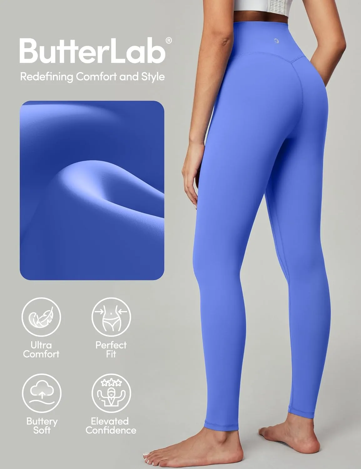 IUGA High Waisted Leggings for Women Tummy Control Buttery Soft Workout Leggings Compression Gym Yoga Leggings