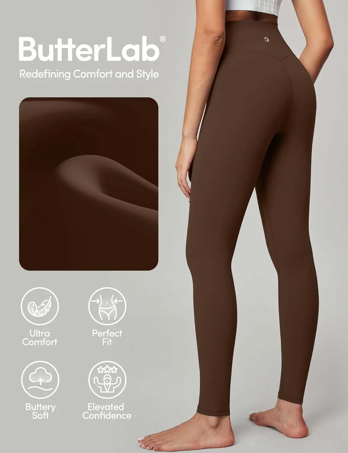 IUGA High Waisted Leggings for Women Tummy Control Buttery Soft Workout Leggings Compression Gym Yoga Leggings