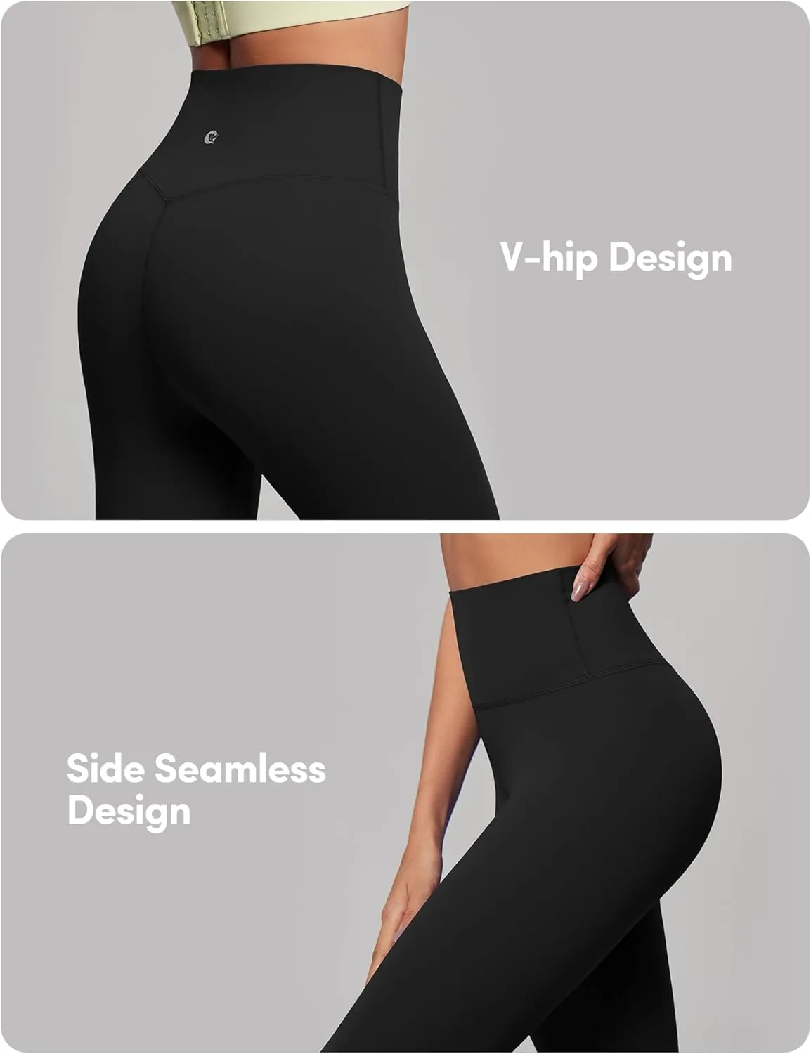 IUGA High Waisted Leggings for Women Tummy Control Buttery Soft Workout Leggings Compression Gym Yoga Leggings