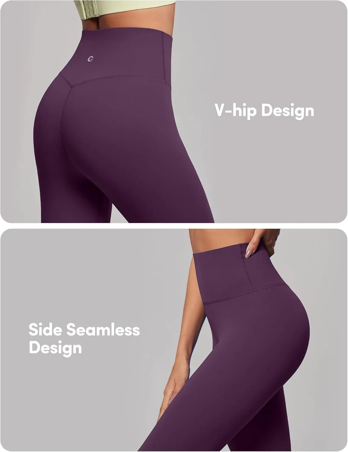 IUGA High Waisted Leggings for Women Tummy Control Buttery Soft Workout Leggings Compression Gym Yoga Leggings