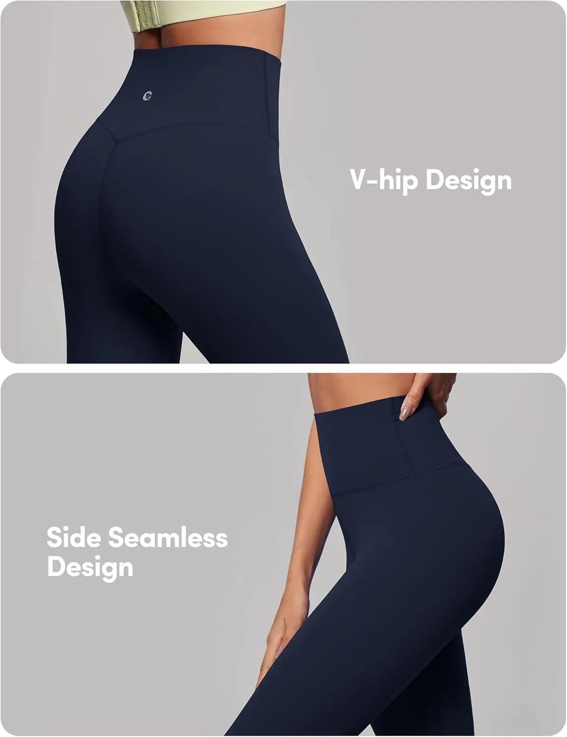 IUGA High Waisted Leggings for Women Tummy Control Buttery Soft Workout Leggings Compression Gym Yoga Leggings
