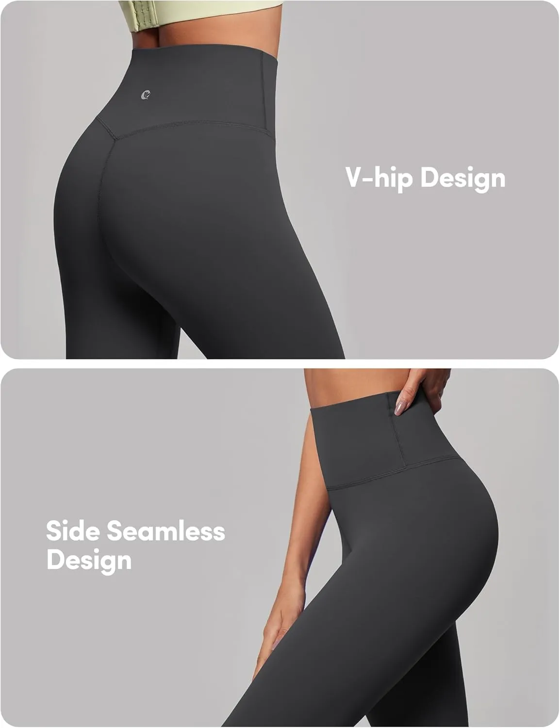 IUGA High Waisted Leggings for Women Tummy Control Buttery Soft Workout Leggings Compression Gym Yoga Leggings