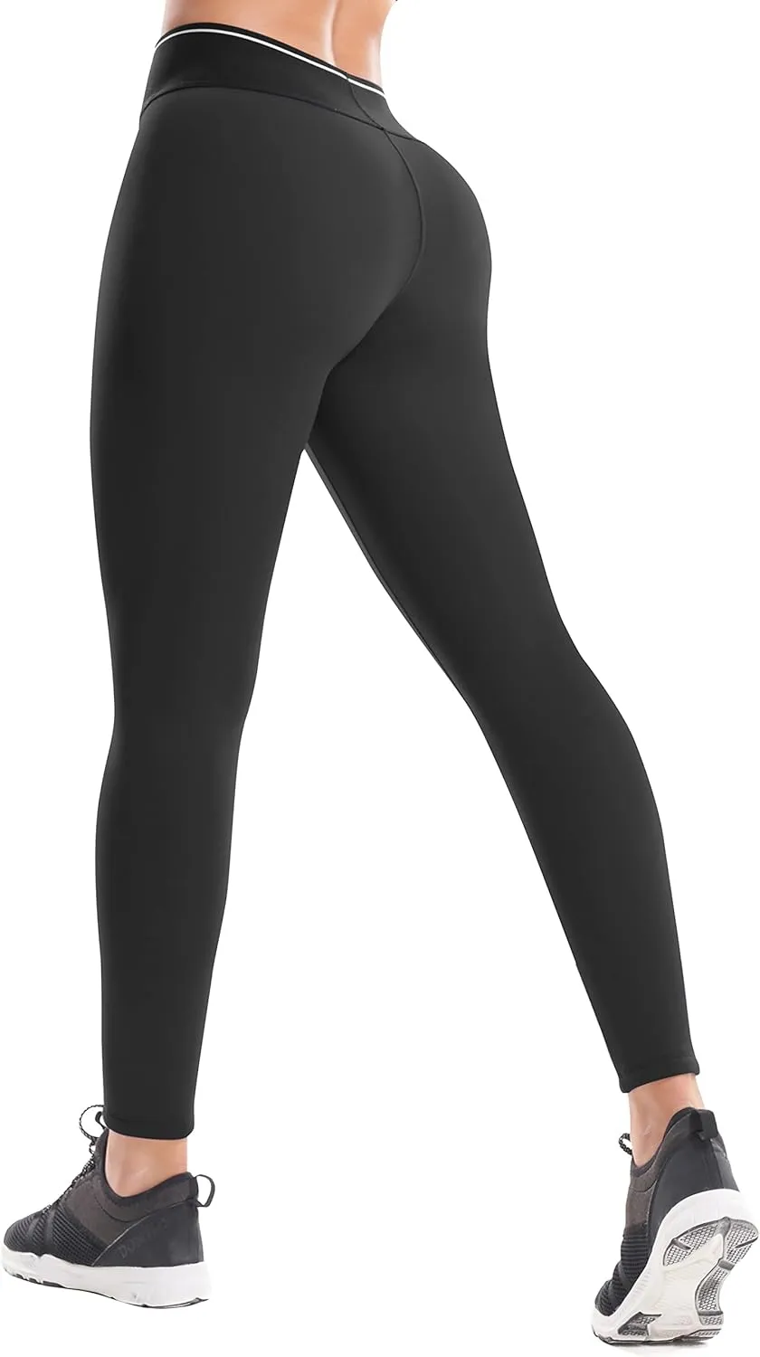 IUGA Thick Fleece Lined Leggings Women High Waist Warm Yoga Pants Winter Workout Thermal Leggings for Women