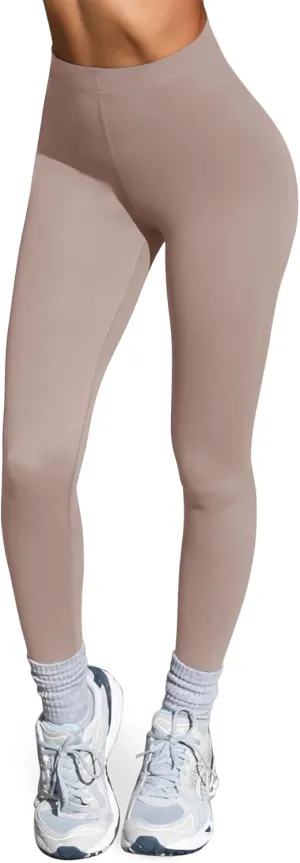 LASLULU High Waisted Workout Leggings for Women 27" Double Seamed Buttery Soft Compression Leggings Yoga Workout Pants