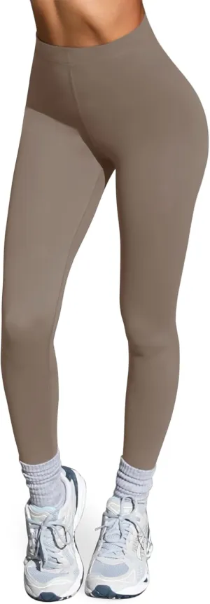 LASLULU High Waisted Workout Leggings for Women 27" Double Seamed Buttery Soft Compression Leggings Yoga Workout Pants