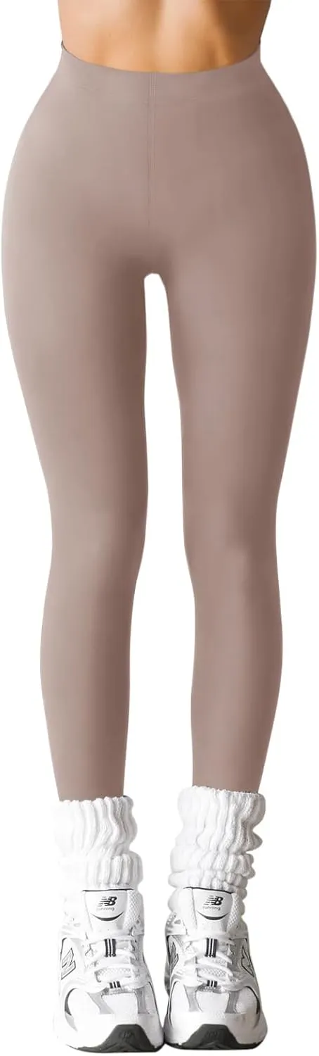 LASLULU High Waisted Workout Leggings for Women 27" Double Seamed Buttery Soft Compression Leggings Yoga Workout Pants