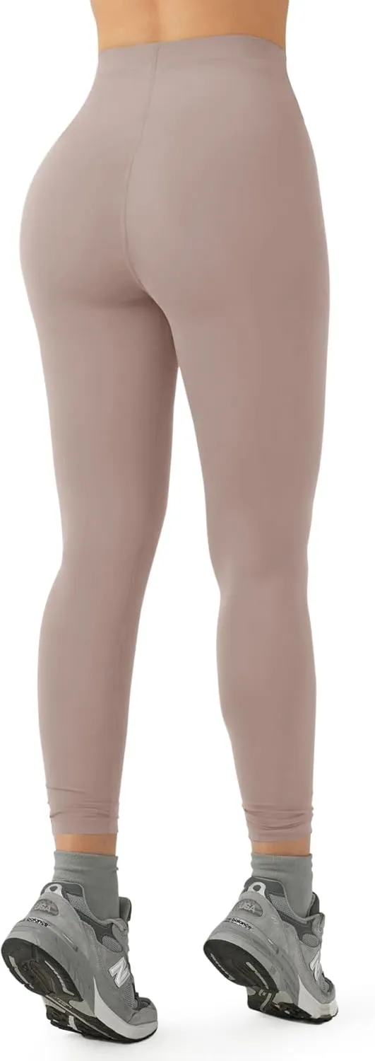 LASLULU High Waisted Workout Leggings for Women 27" Double Seamed Buttery Soft Compression Leggings Yoga Workout Pants