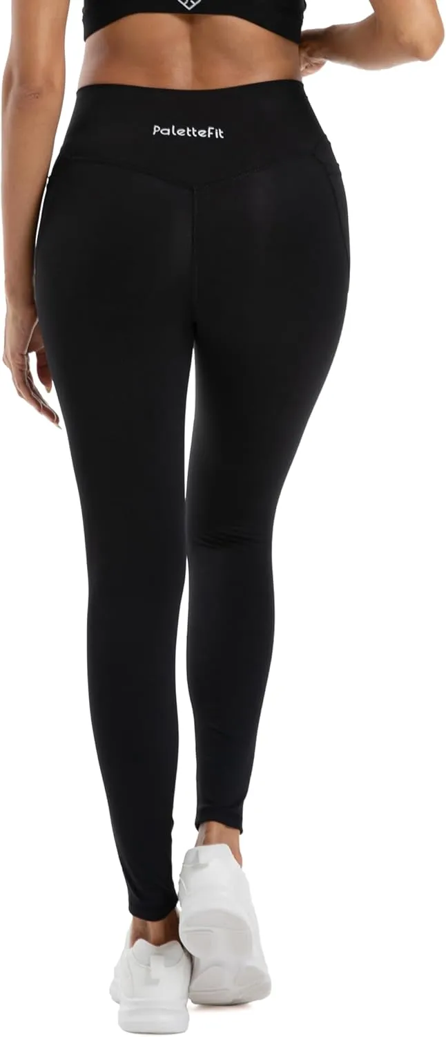 Leggings with Pockets for Women, Tummy Control High Waisted Activewear Leggings, Women's Workout Gym Yoga Pants