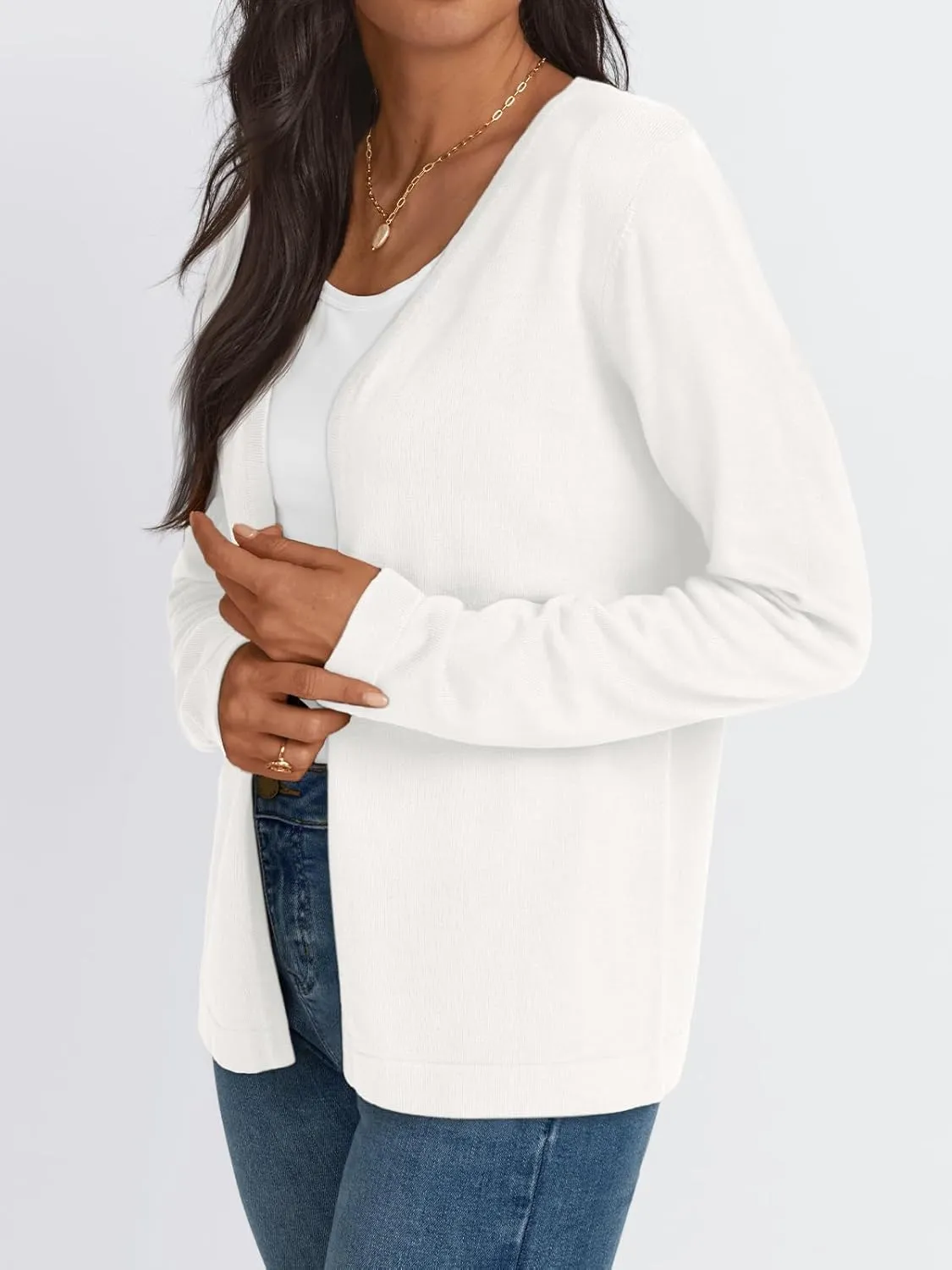 LILLUSORY Women's Cardigan Sweaters Lightweight Fall Clothes Fashion Long Sleeve Open Front 2025 Jackets