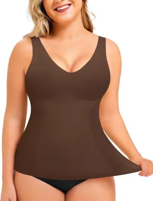 LODAY Shapewear Tummy Control Tank Top Compression Tanks for Women V-Neck Camisole Cami Slimming Body Shaper