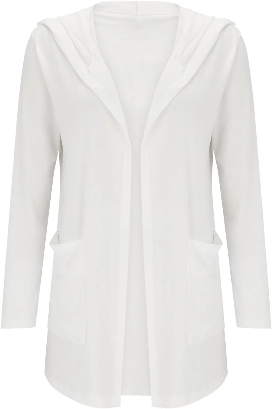 Long Cardigans for Women Trendy 2024 Summer Lightweight Casual Comfy Open Front Hooded Cardigan Sweater with Pocket