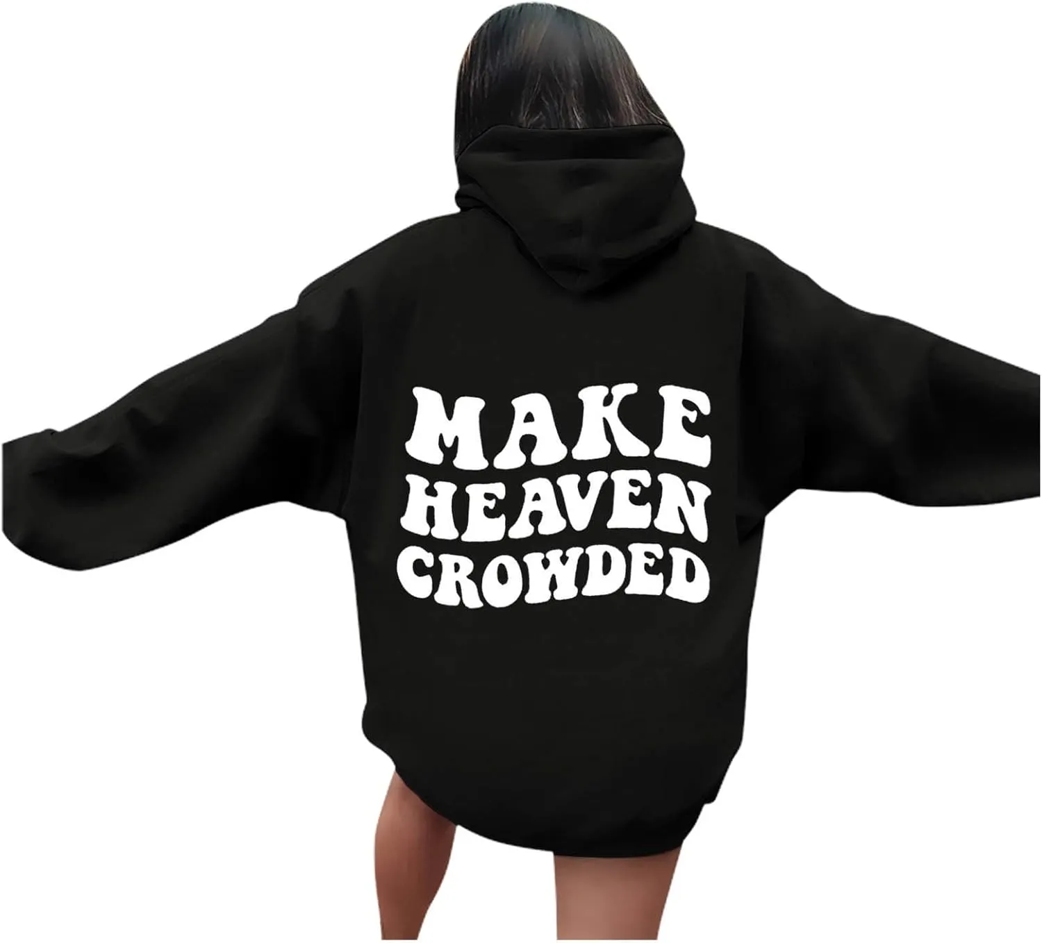 Love Like Jesus Letter Graphic Hoodies for Women Girls Oversized Long Sleeve Pocket Y2K Sweatshirt Tops