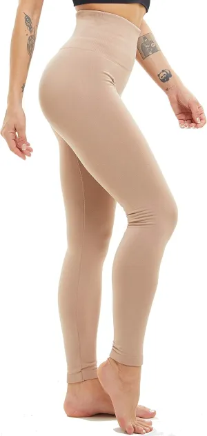 LUOYANXI Fleece Lined Leggings Women Thick High Waisted Leggings Winter Warm Tights