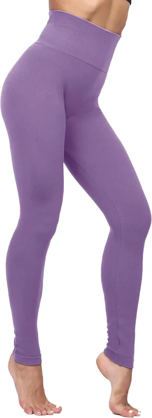 LUOYANXI Fleece Lined Leggings Women Thick High Waisted Leggings Winter Warm Tights