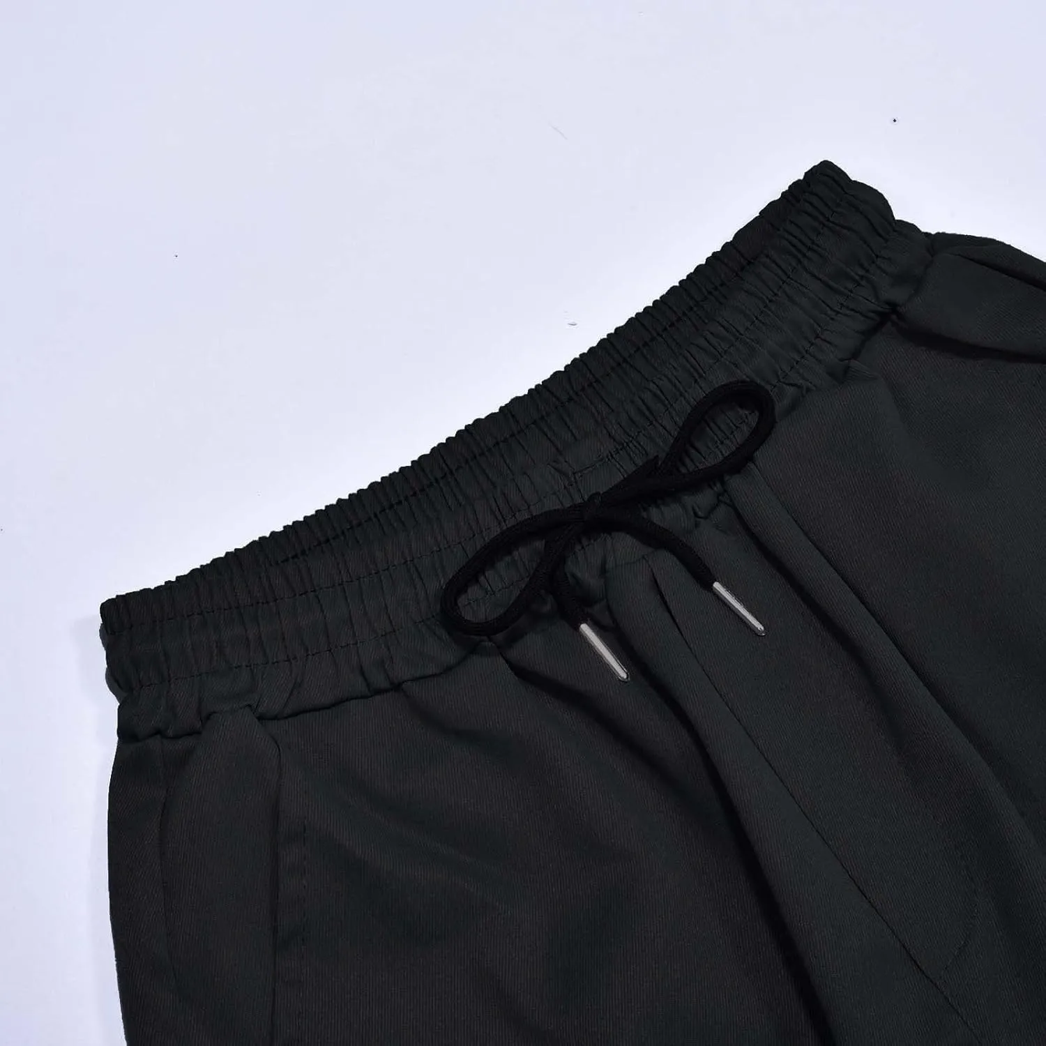 Mens Japanese Style Tapered Cargo Pant Military Combat Outdoor Overalls Lightweight Simple Solid Color Slimfitting Sweatpants