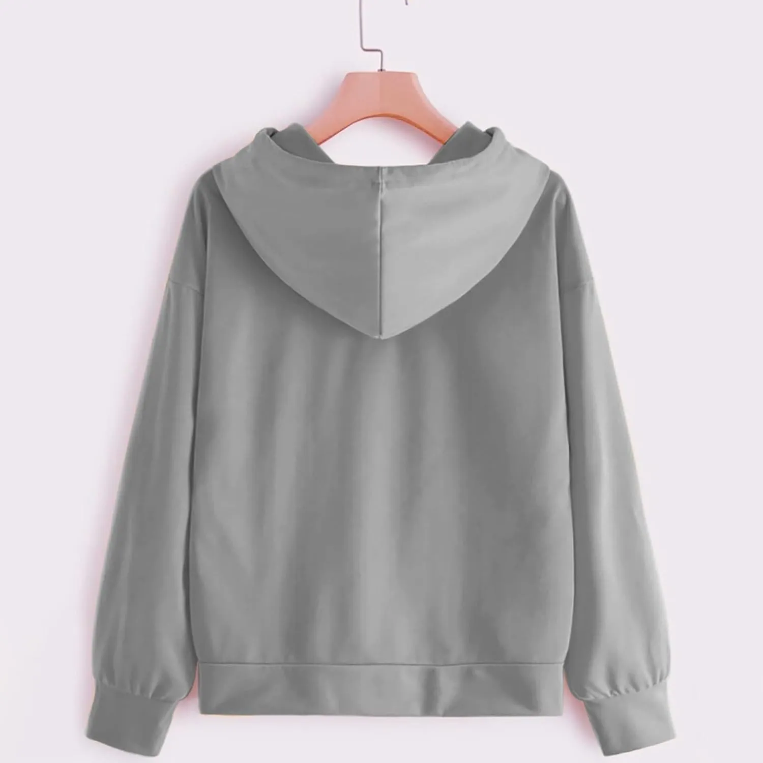 Mzkdieey Women's Heartbeat Hoodie Cute ECG Print Long Sleeve Drawstring Hooded Sweatshirt Teen Girls Y2k Crop Pullover Tops
