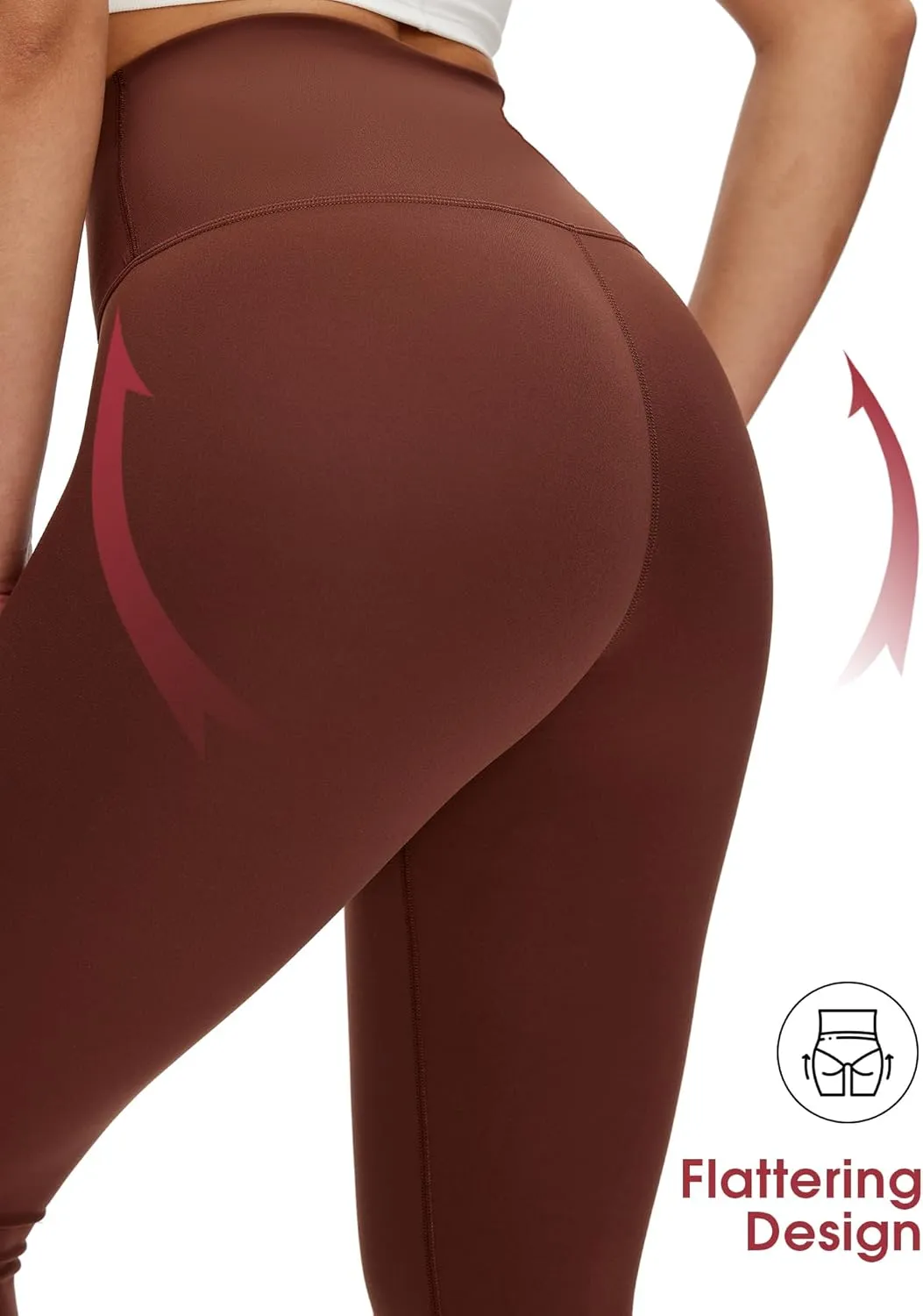 NANJI High Waisted Leggings for Women - Buttery Soft Yoga Pants, Squat Proof Stretch Workout Running Casual Leggings
