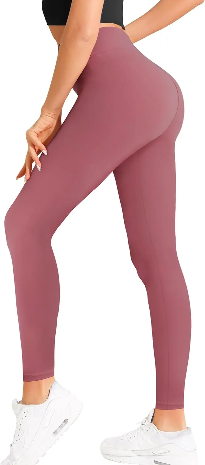 Natural Feelings Buttercloud High Waisted Leggings for Women Tummy Control Workout Leggings Soft Athletic Yoga Pants