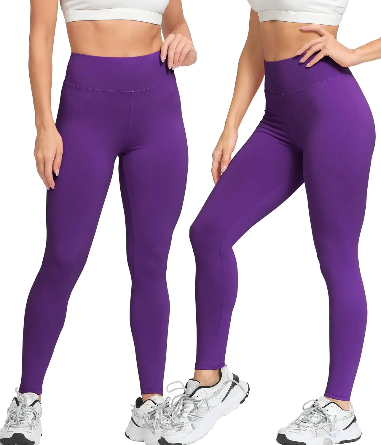 Natural Feelings Buttercloud High Waisted Leggings for Women Tummy Control Workout Leggings Soft Athletic Yoga Pants