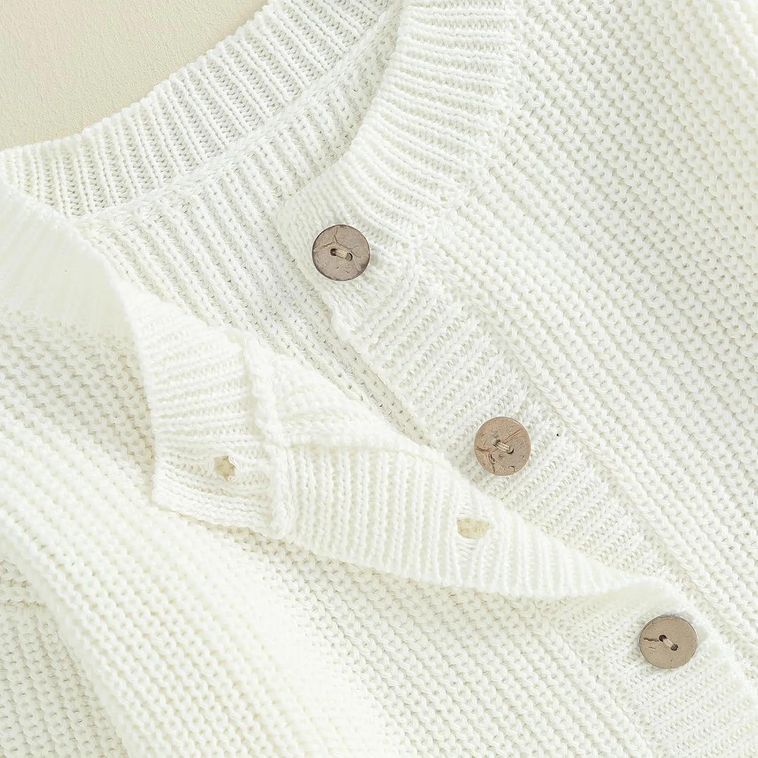 Newborn Baby Girl Boy Cute Long Sleeve Button Up Cardigan Toddler Knit Sweater Infant Fall Winter Clothes