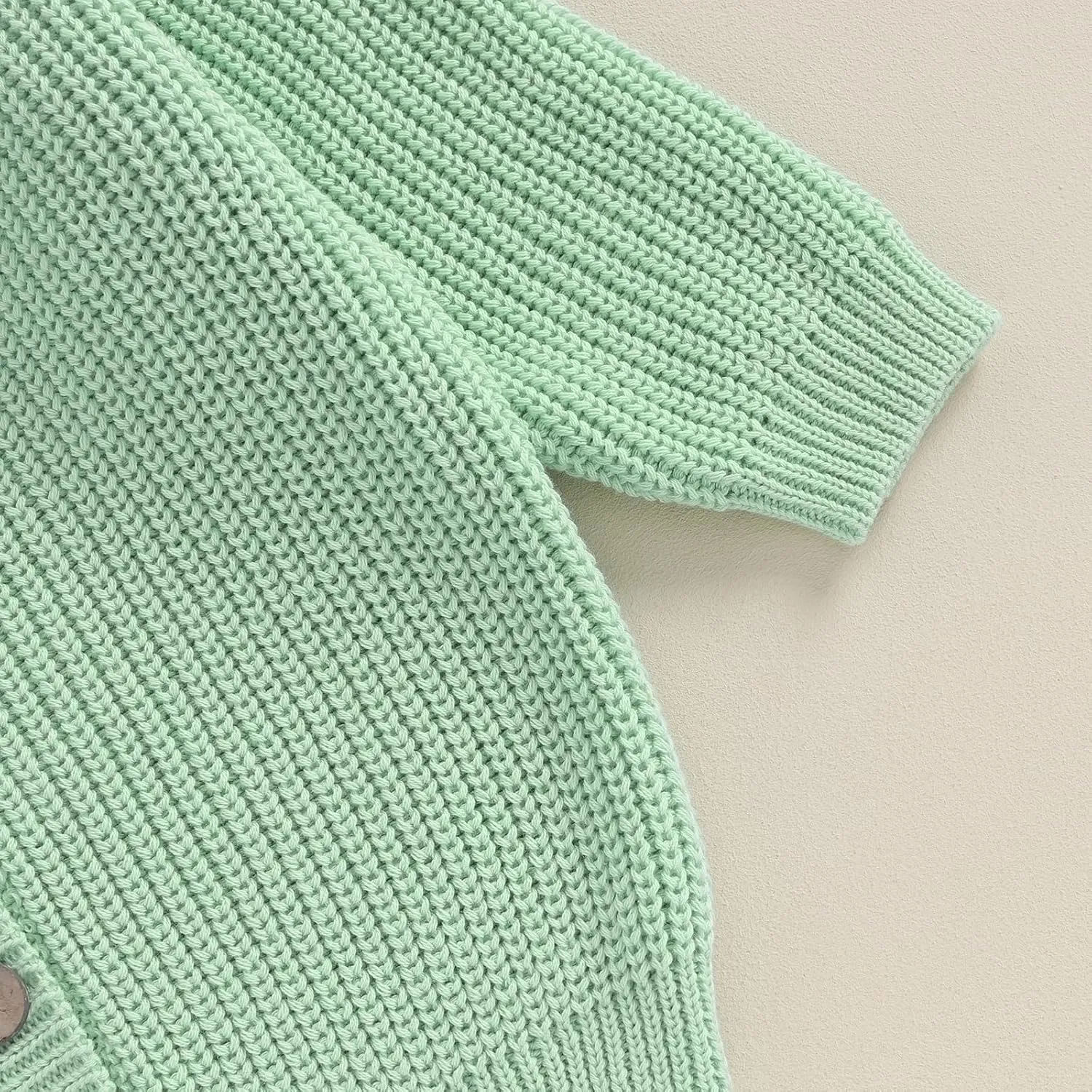 Newborn Baby Girl Boy Cute Long Sleeve Button Up Cardigan Toddler Knit Sweater Infant Fall Winter Clothes