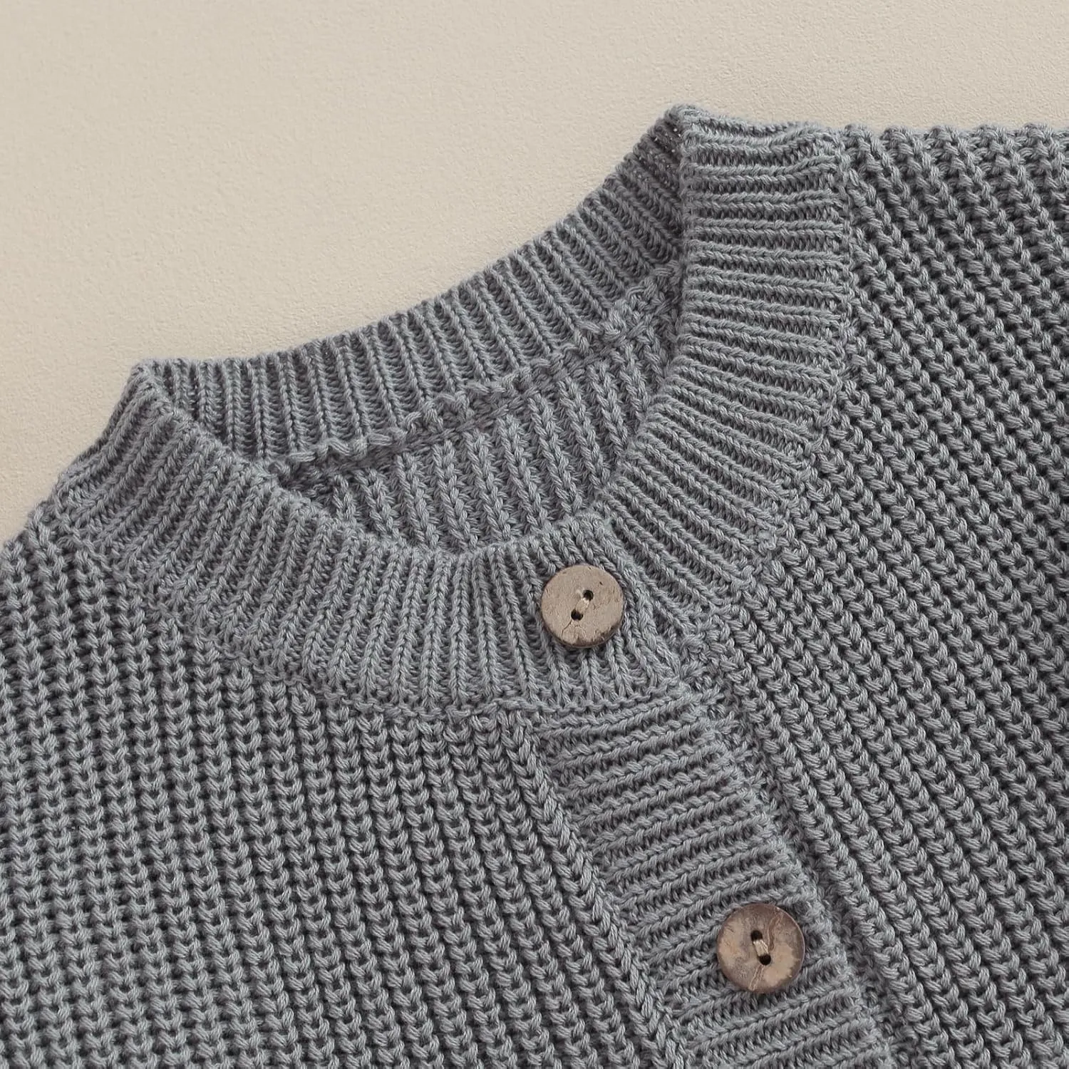 Newborn Baby Girl Boy Cute Long Sleeve Button Up Cardigan Toddler Knit Sweater Infant Fall Winter Clothes