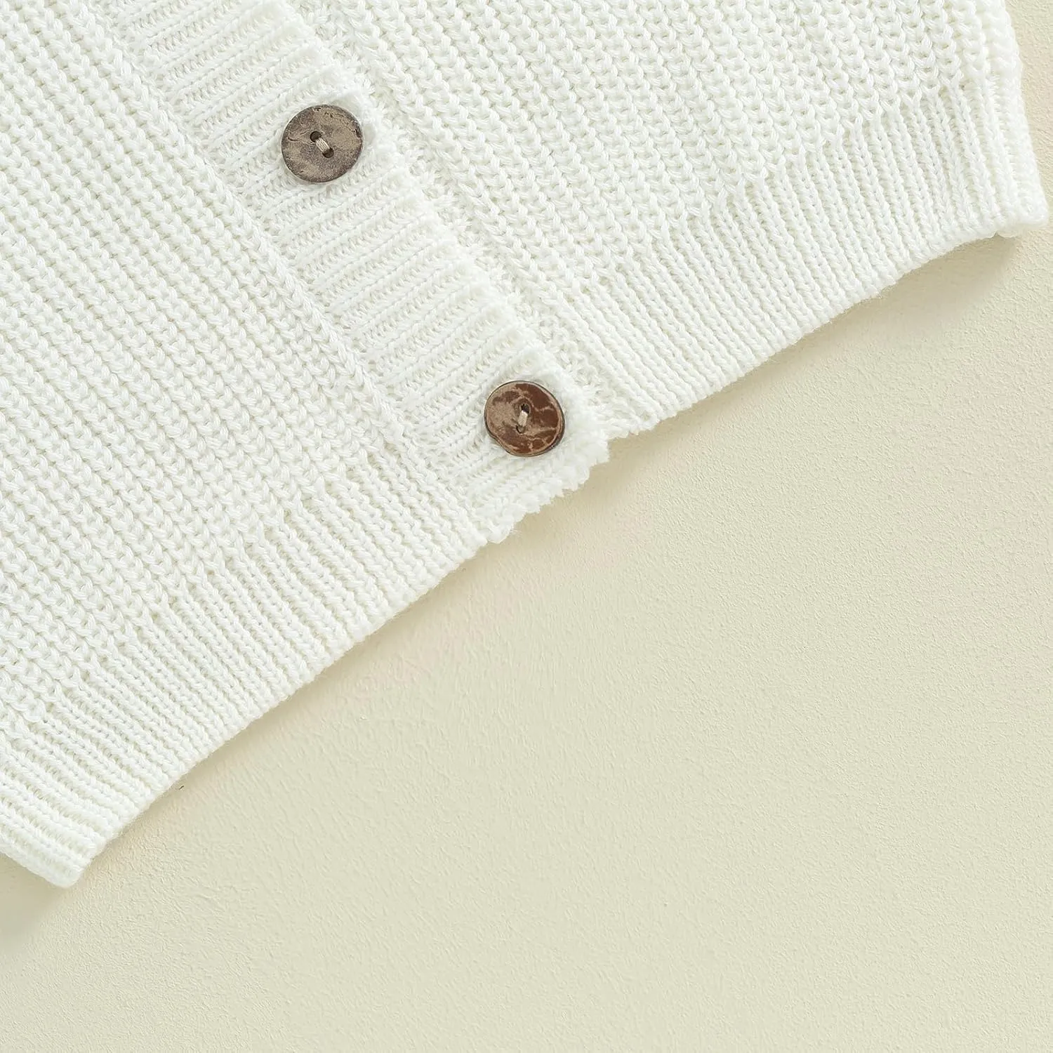 Newborn Baby Girl Boy Cute Long Sleeve Button Up Cardigan Toddler Knit Sweater Infant Fall Winter Clothes
