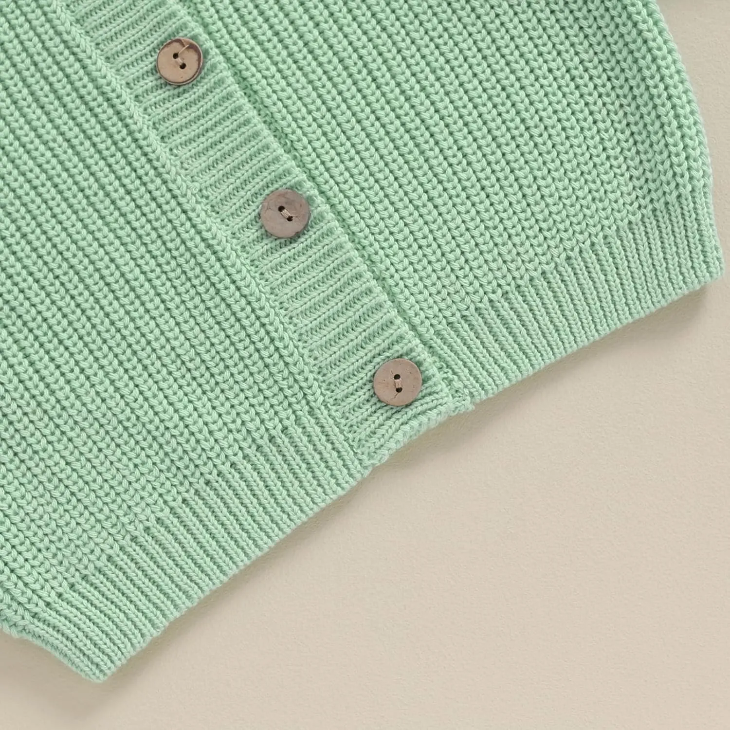 Newborn Baby Girl Boy Cute Long Sleeve Button Up Cardigan Toddler Knit Sweater Infant Fall Winter Clothes