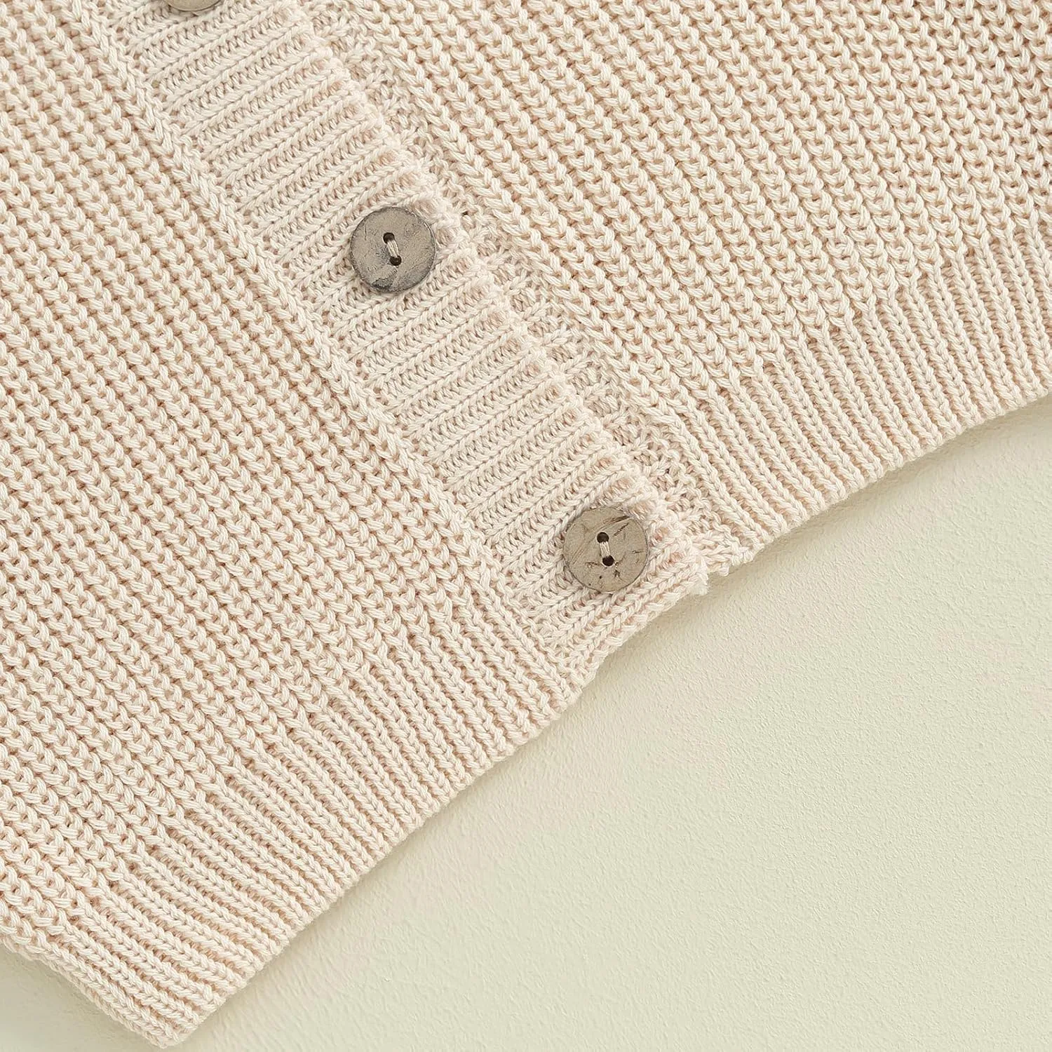 Newborn Baby Girl Boy Cute Long Sleeve Button Up Cardigan Toddler Knit Sweater Infant Fall Winter Clothes