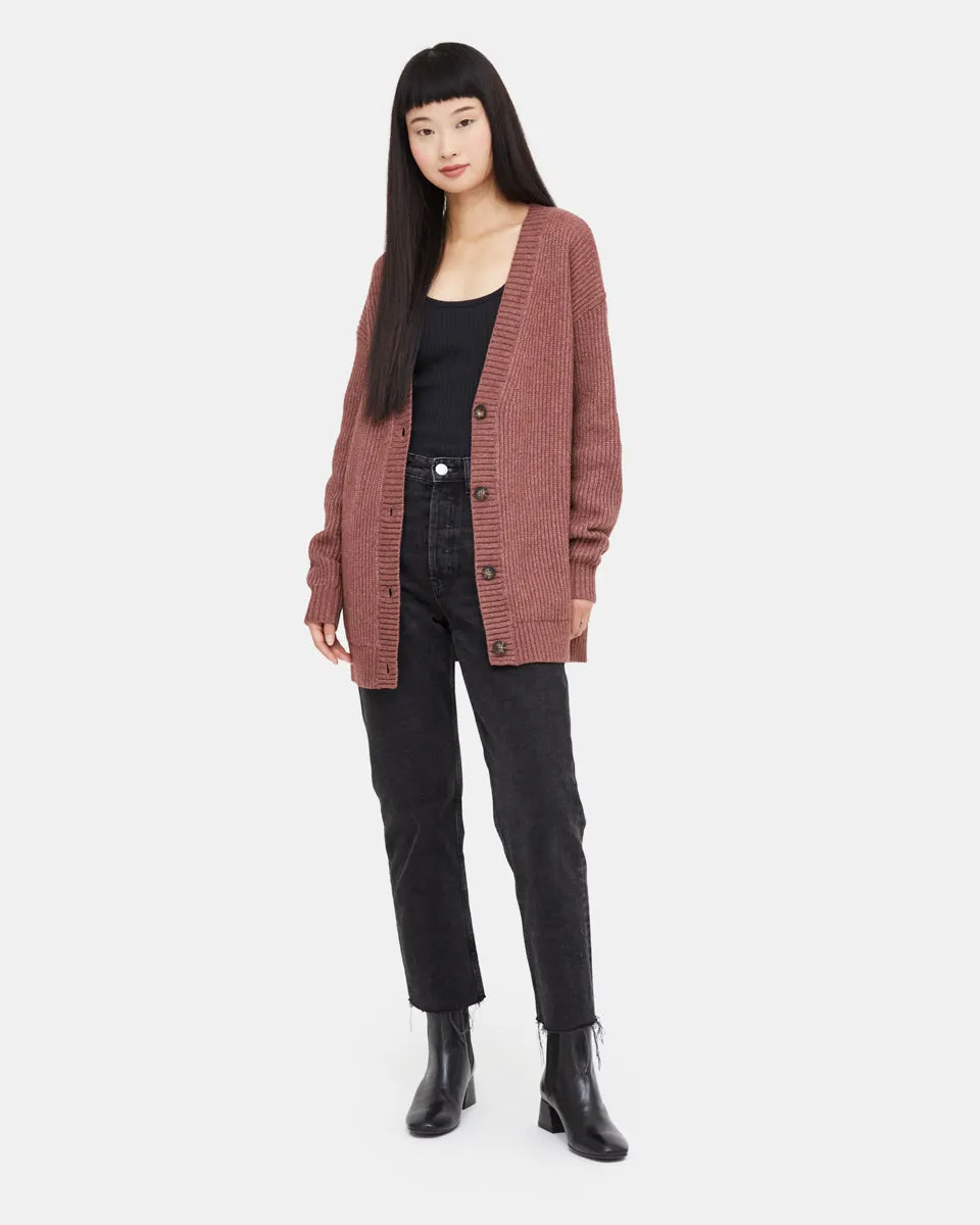 Oversized Button Cardigan