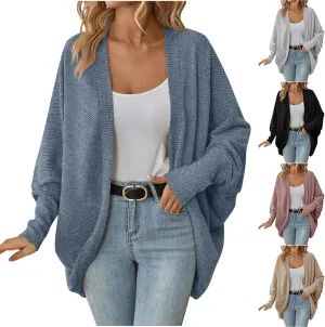 Oversized Cardigans for Women Batwing Cable Knitted Slouchy Oversized Wrap Cardigan Sweater Daily Wear