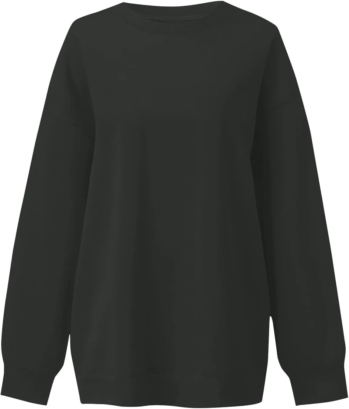 Oversized Sweatshirt for Women Crewneck Fleece Pullover Sweaters Loose Fit Plus Size Hoodie Comfy Fall Winter Tops