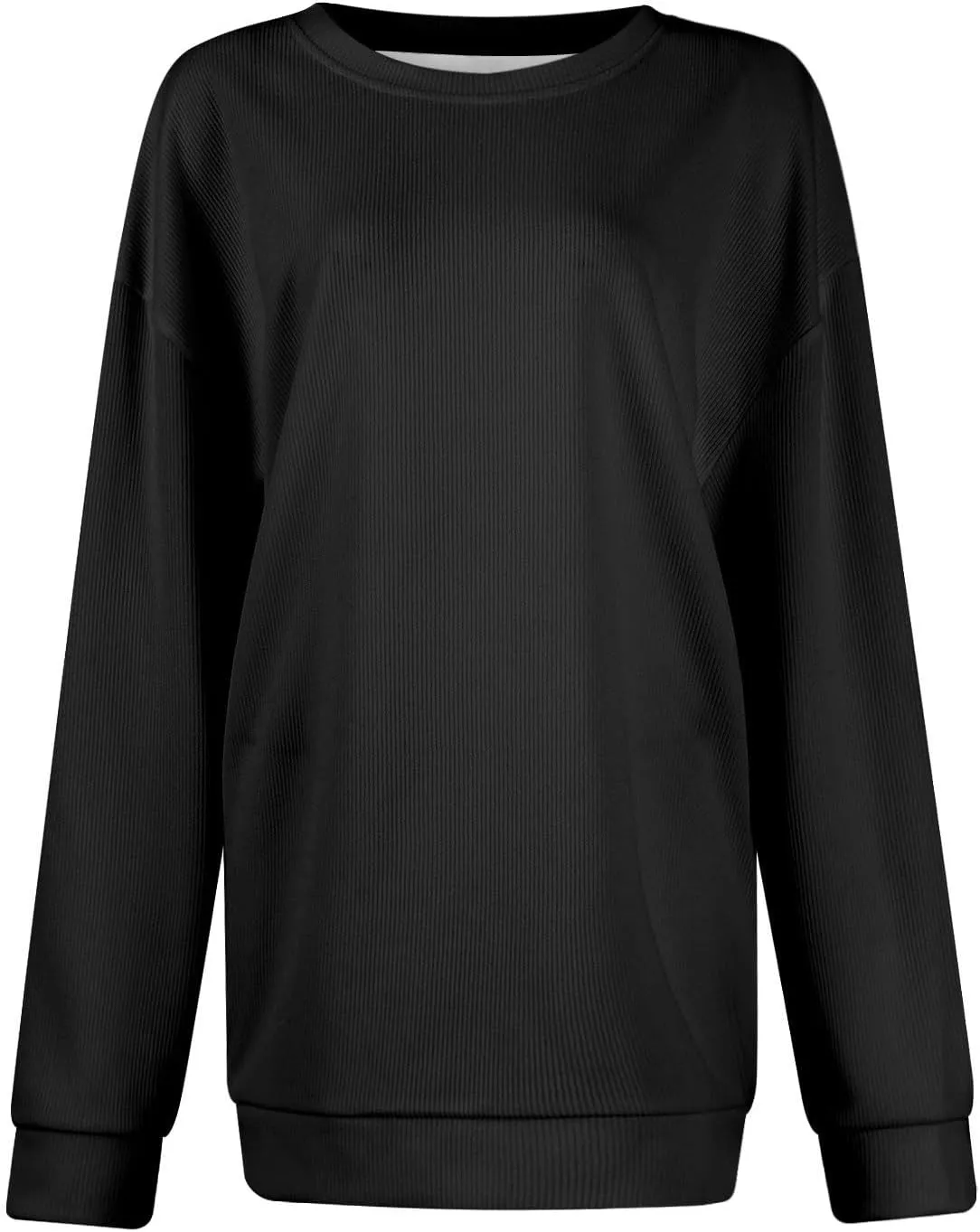 Oversized Sweatshirt for Women Crewneck Sweatshirts No Hood Sweaters Long Sleeve Shirts Hoodies Pullover Casual Tops