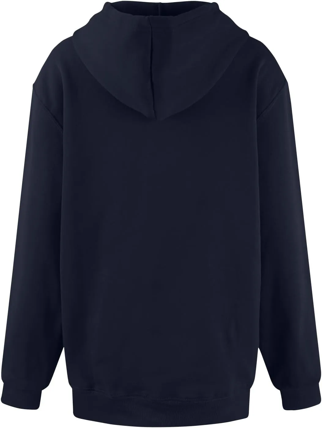 Oversized Zip Up Hoodie for Women Y2k Drawstring Fleece Jacket Long Sleeve Hooded Pullover Sweatshirts with Pockets