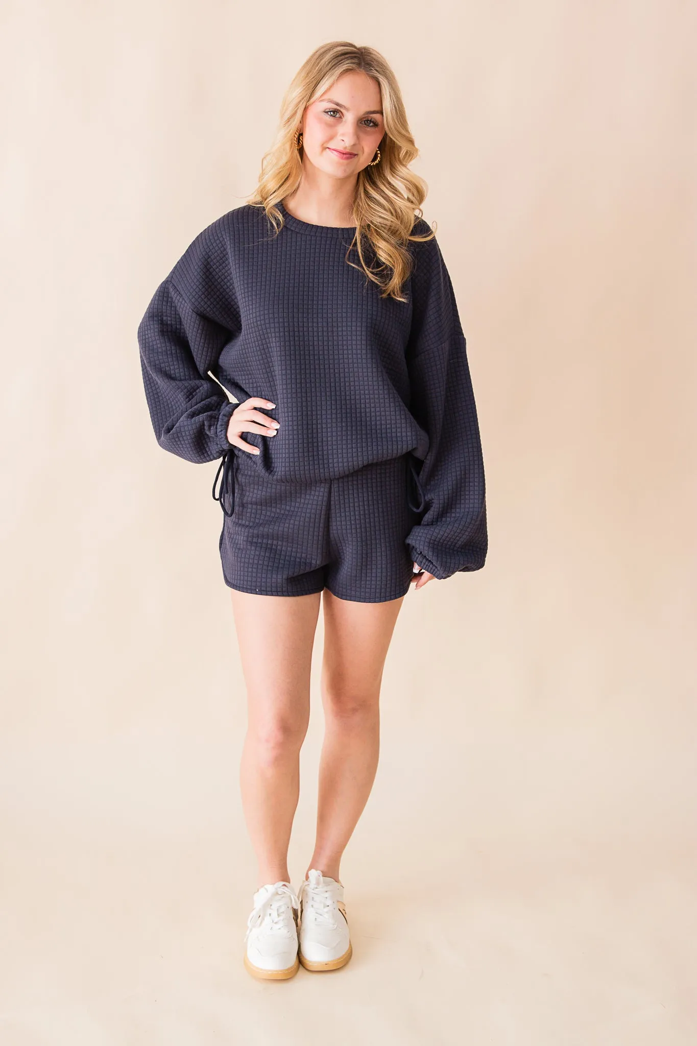 Pastime Textured Terry Shorts