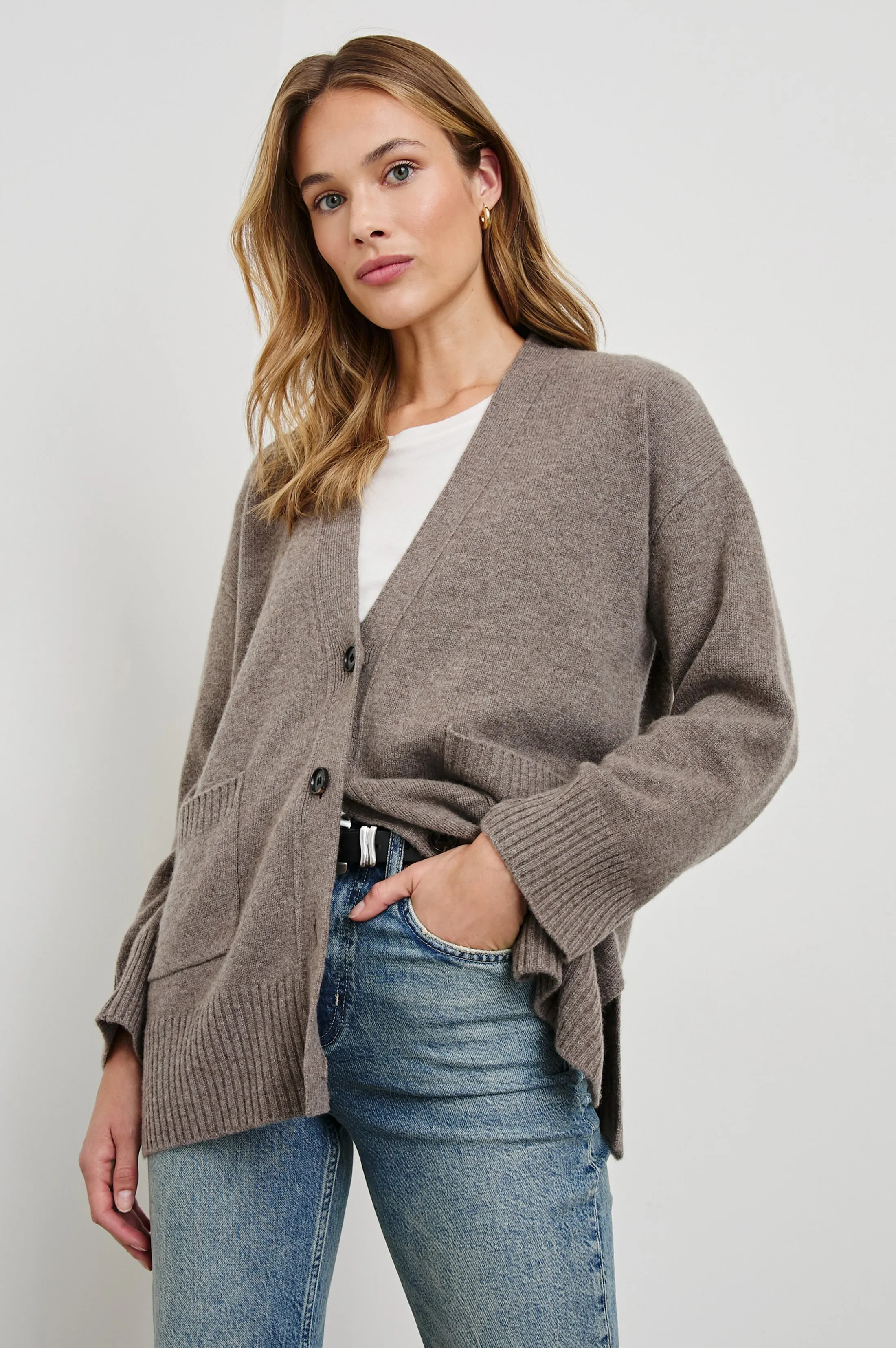 PERRY CARDIGAN - MINK