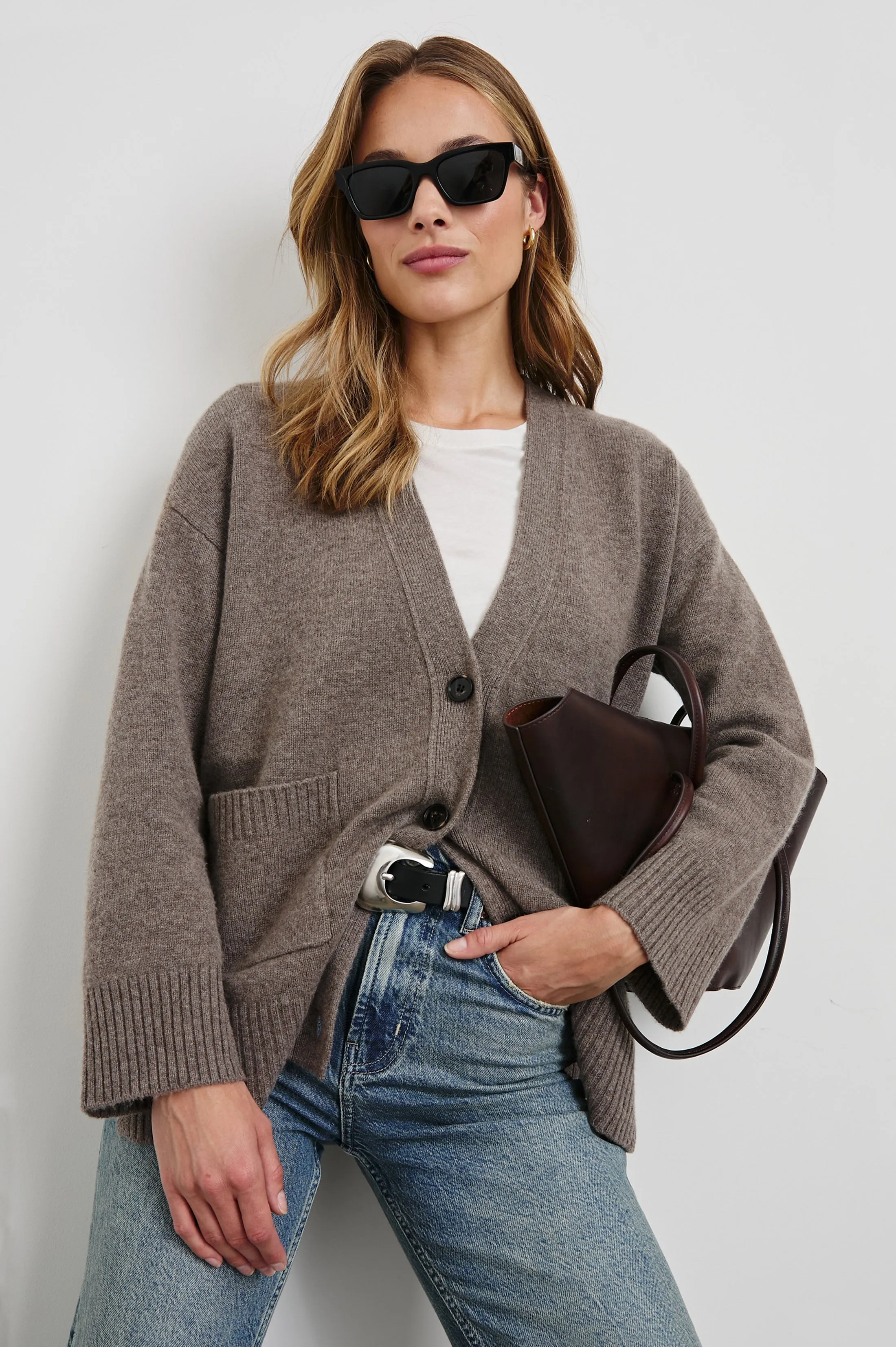 PERRY CARDIGAN - MINK