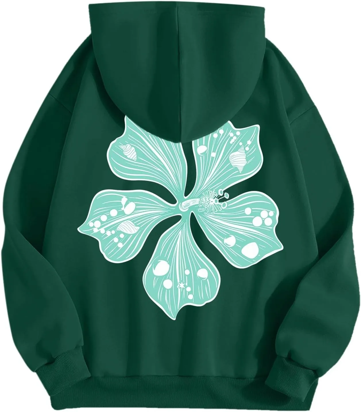 Pink Puff Hoodie Graphic Hoodies For Teen Girls Cute Sweatshirt Oversized Pullover Long Sleeve Preppy Tops