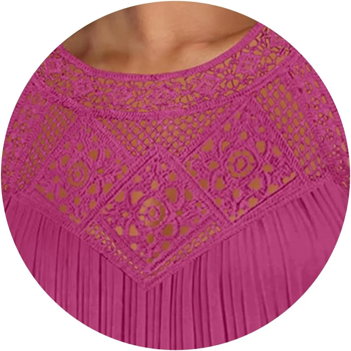 Plus Size Dresses for Curvy Women Boho Sleeveless Mini Dress A Line Ruffle Hem Loose Fit Dresses Summer Sundress