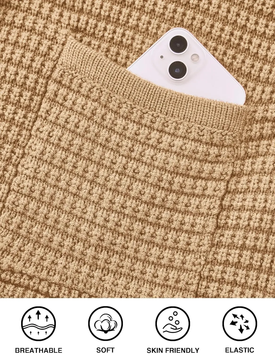PRETTYGARDEN Women's Knit Cardigan Sweaters Fall Fashion Long Sleeve Open Front Button Down Trendy Casual Sweater Jacket