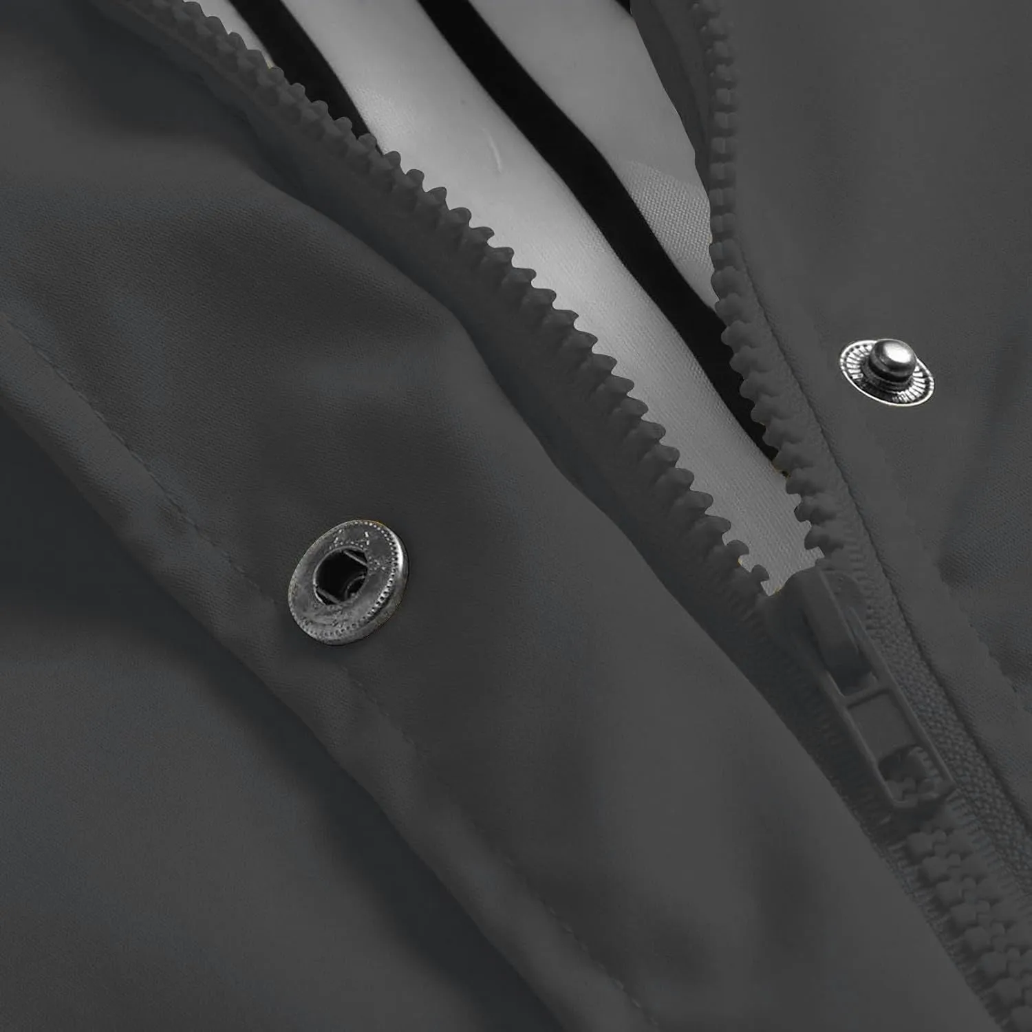 Rain Jacket Women,Lightweight Long Sleeve Raincoat Outdoor Hooded Waterproof Jacket Windbreaker Zip Up Trench