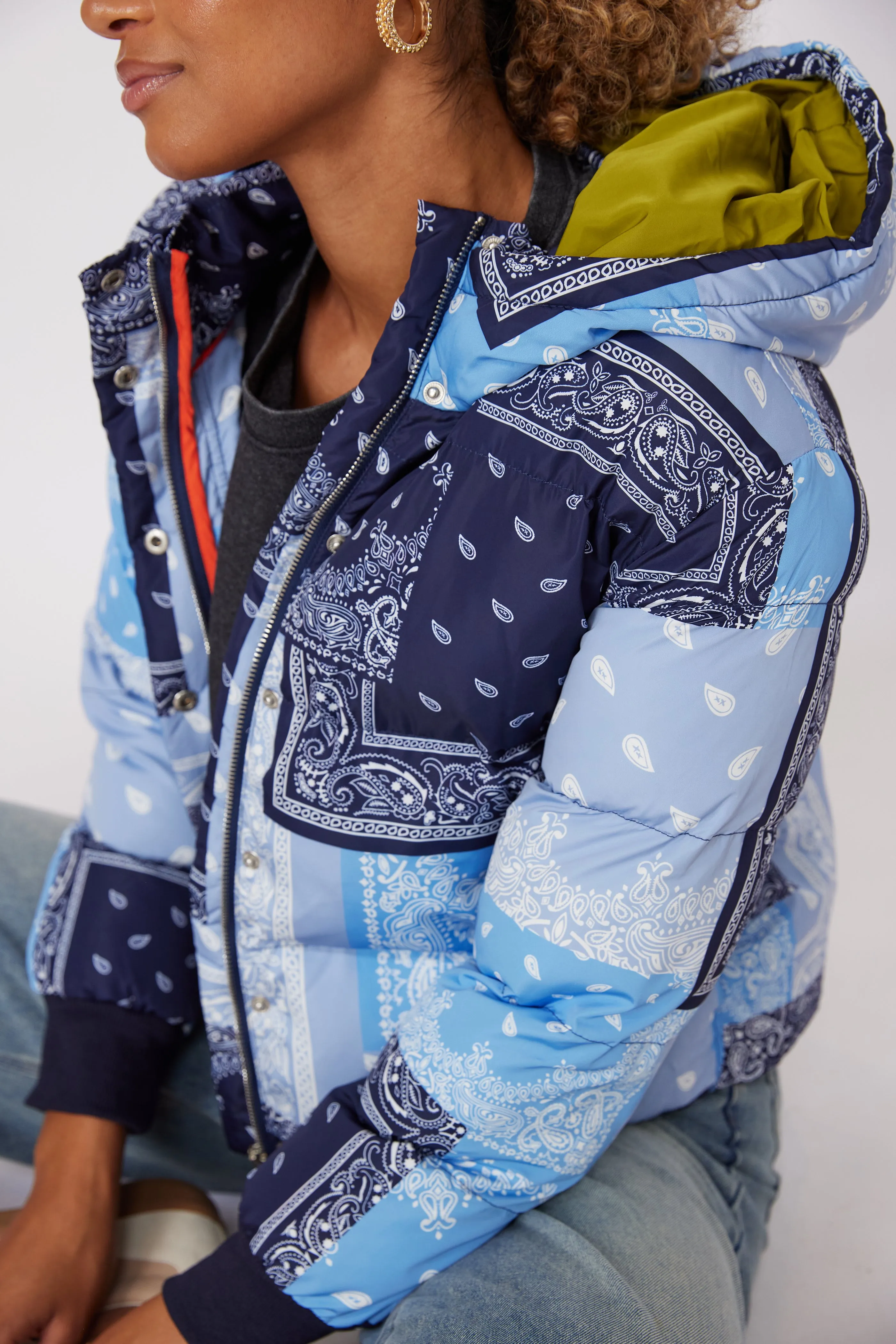 SALE - Frankie Patchwork Puffer Jacket