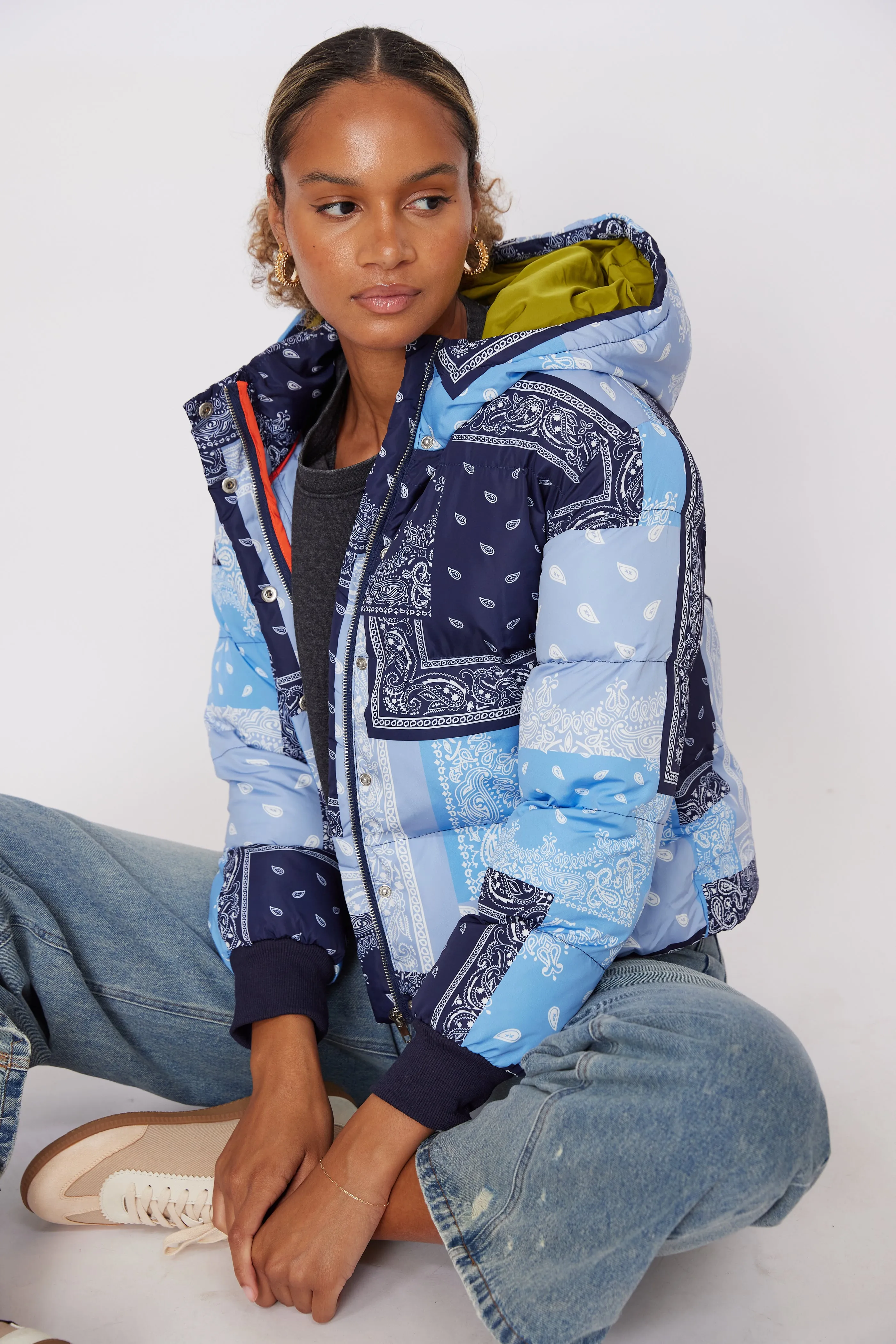 SALE - Frankie Patchwork Puffer Jacket